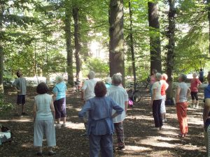 Pratique du Qi Gong au Parc Sainte Marie Nancy