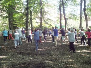 Pratique du Qi Gong au Parc Sainte Marie Nancy - 23 août 2017